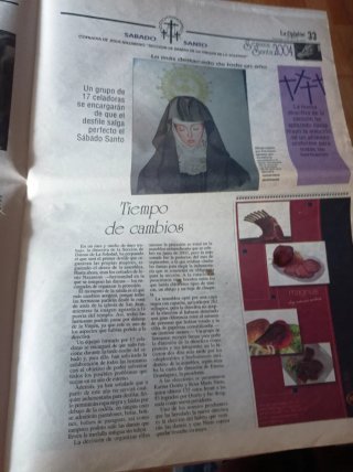 Periódico 2004 Semana Santa Zamora