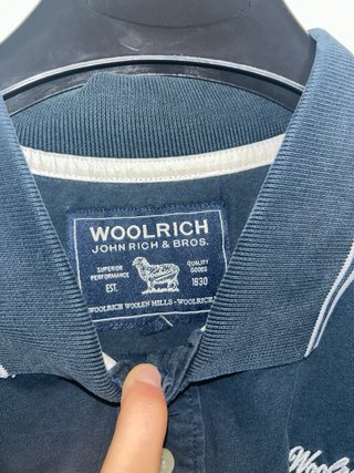 Polo Woolrich Blu Uomo