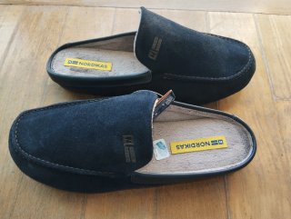 Zapatillas Nordikas Piel Hombre Azul talla 40