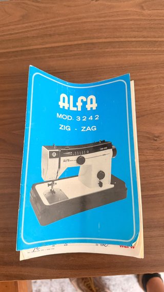 Máquina de Coser Vintage Alfa Zig-Zag