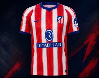 Camiseta Nike Fútbol Roja y Blanca