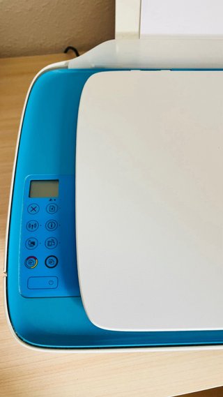 Impresora HP Blanca y Azul