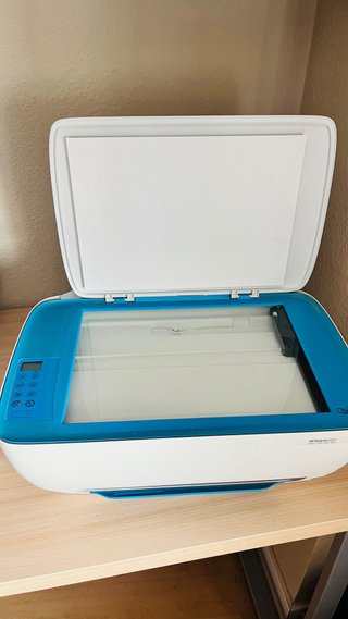 Impresora HP Blanca y Azul