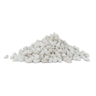 Piedra mármol Canto rodado Blanco 6/12 mm 20kg