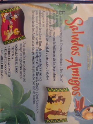 DVD Saludos Amigos Disney Clásicos Español