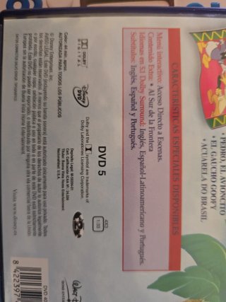 DVD Saludos Amigos Disney Clásicos Español
