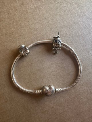 Pulsera Pandora Corazón Plata
