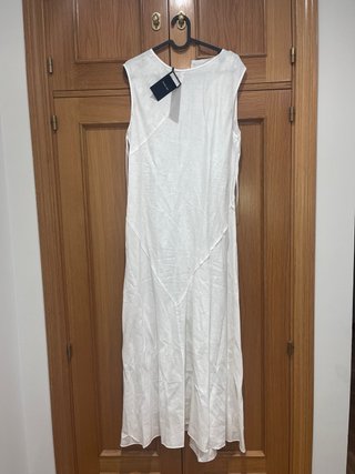 Vestido Massimo Dutti Blanco