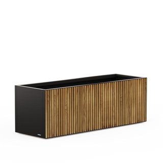 Herstera Jardinera Modular Madera y Metal 100x50