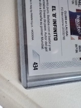 Cromo Panini Iniesta Stars on 25 Edición Única