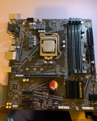 Placa Base Gigabyte B460M DS3H + Intel i5 10400F