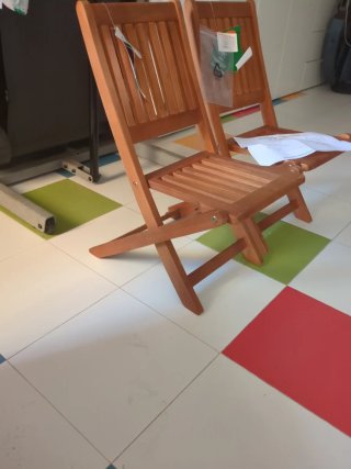 Sillas de teka FSC para niños