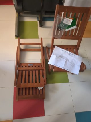 Sillas de teka FSC para niños