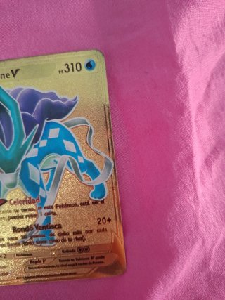 Carta Pokémon Suicune V Metal
