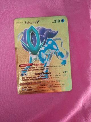 Carta Pokémon Suicune V Metal