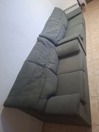 Juego sofás 3 y 2 plazas tela