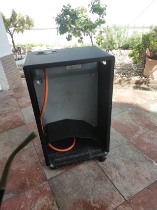Estufa de gas butano EMWELL negra