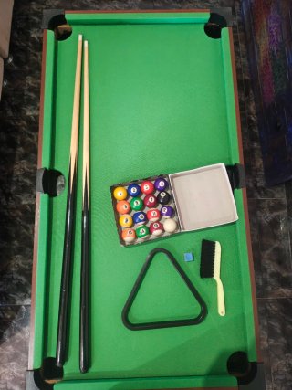 Futbolín 4 en 1: Ping-pong, Hockey, Billar