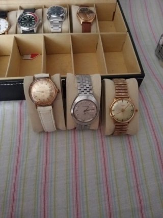 Lote 3 relojes automáticos