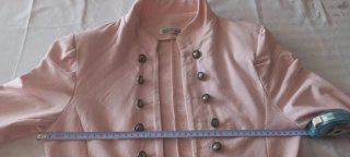 Chaqueta militar rosa Talla L