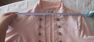 Chaqueta militar rosa Talla L
