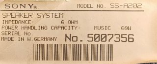 Altavoces Sony Negros