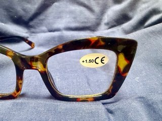 Gafas de lectura +1.50 Carey Cat Eye NUEVAS