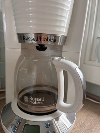 Tostadora y Cafetera Russell Hobbs Blancas