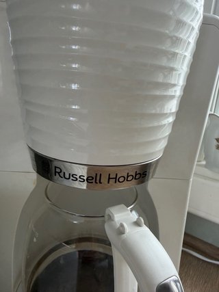 Tostadora y Cafetera Russell Hobbs Blancas