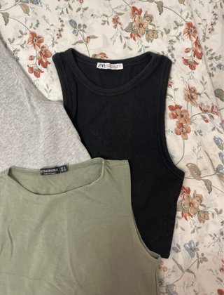 Lote 3 Tops Zara y Stradivarius