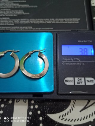 Pendientes de plata aro
