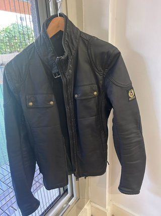 Cazadora Belstaff Negra Talla M