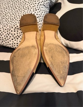 Zapatos de Zara de ante bicolores .