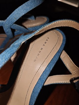 Sandalias Zara Talla 37 Plataforma