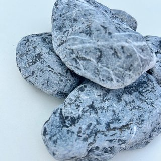 Piedra mármol NEGRO Canto rodado  20kg
