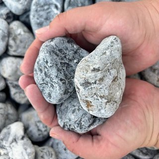 Piedra mármol NEGRO Canto rodado  20kg
