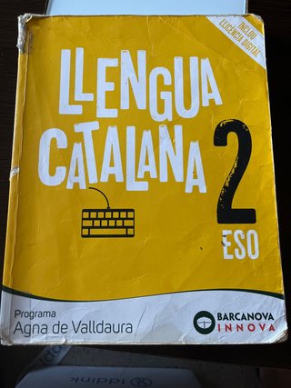Llengua catalana, 2 ESO