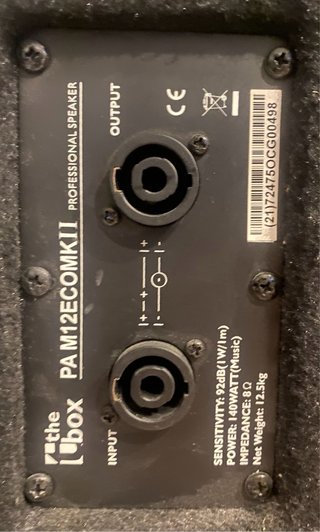 Altavoces 140W con Etapa de potencia