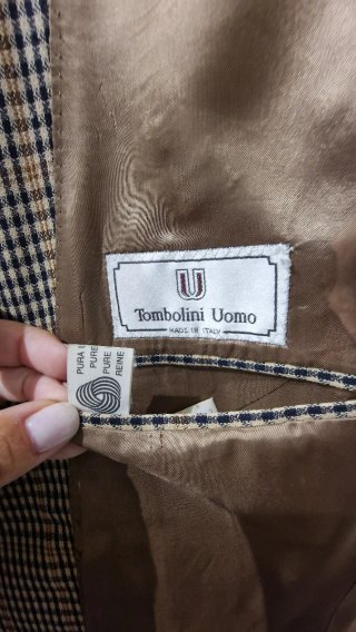 Americana de hombre cuadros