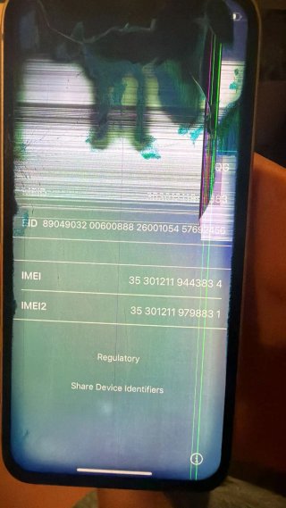 Pantalla iPhone 12 mini rota