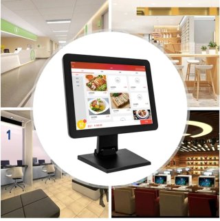 Monitor per cassa con supporto da 15"