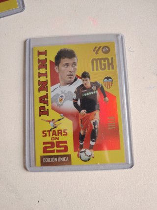 Cromo David Villa Stars on 25 Edición Única