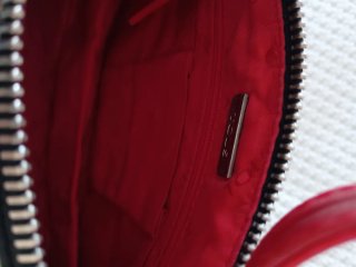 Bolso Tous auténtico negro y rojo