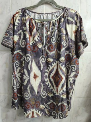 Blusa Talla 4XL Estampada