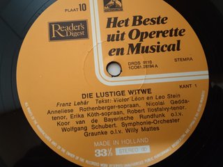 LP Vinilo Die lustige Witwe