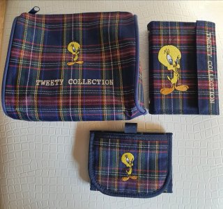 Lote Tweety Collection: Bolsa, Agenda y Billetera.