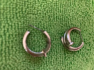 Pendientes Aro Plateados No hay marca