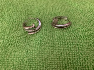 Pendientes Aro Plateados No hay marca