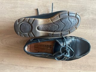Mocasines Piel Azul Marino Edwards
