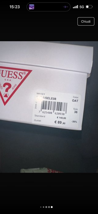 Tacchi Guess Beige Donna Tg 36 Nuovi